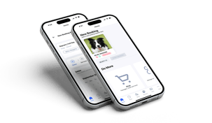 A screenshot of Gingr's Pet Parents Mobile App.