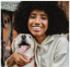 Renee with dog